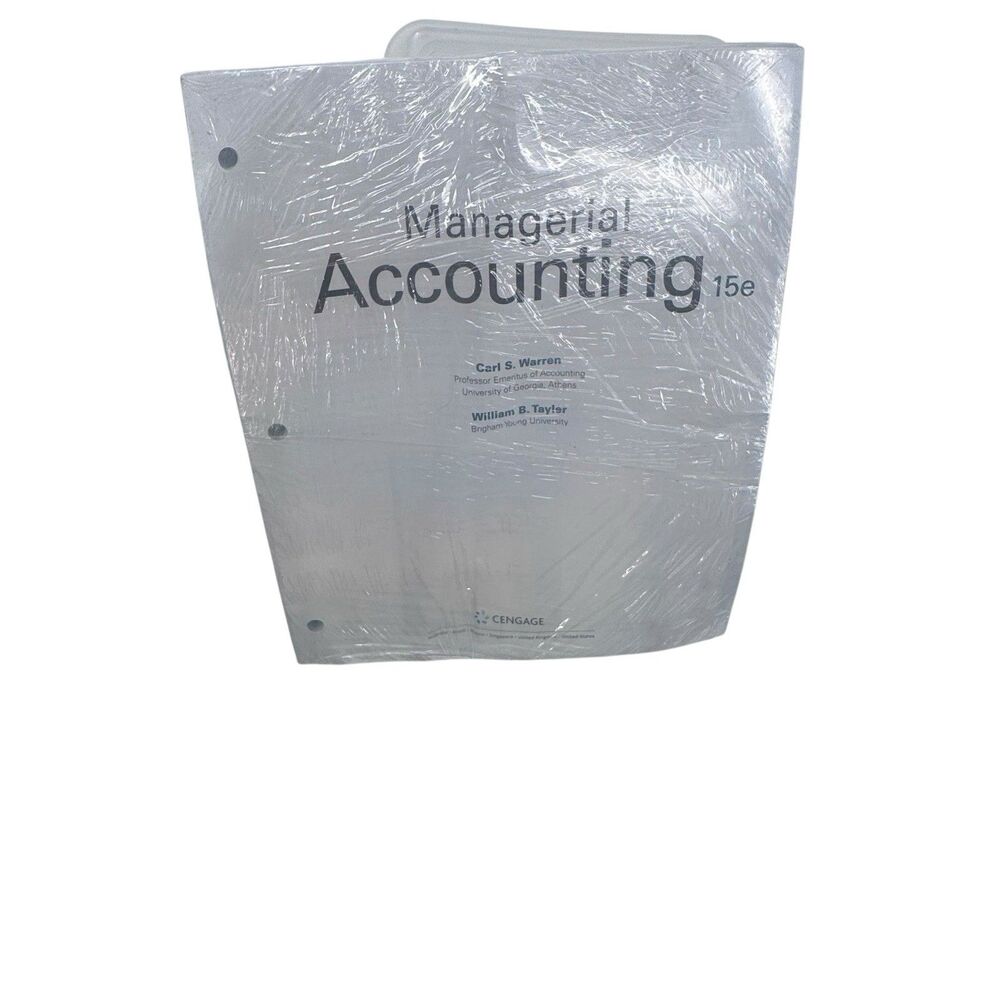 Financial & Managerial Accounting, Loose-leaf Version 15e Warren W/ Access Code